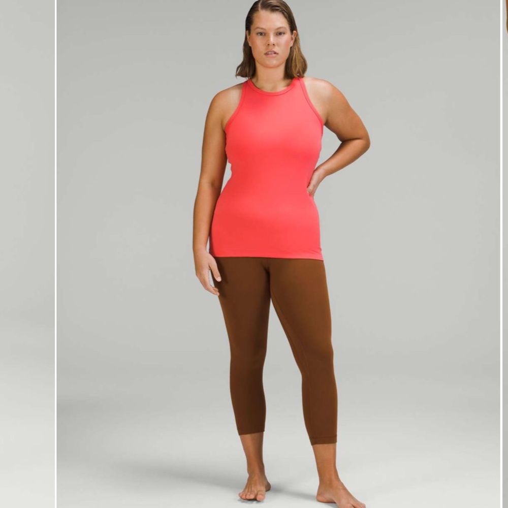 Lululemon Align High-Rise Crop 23" Roasted Brown size 4